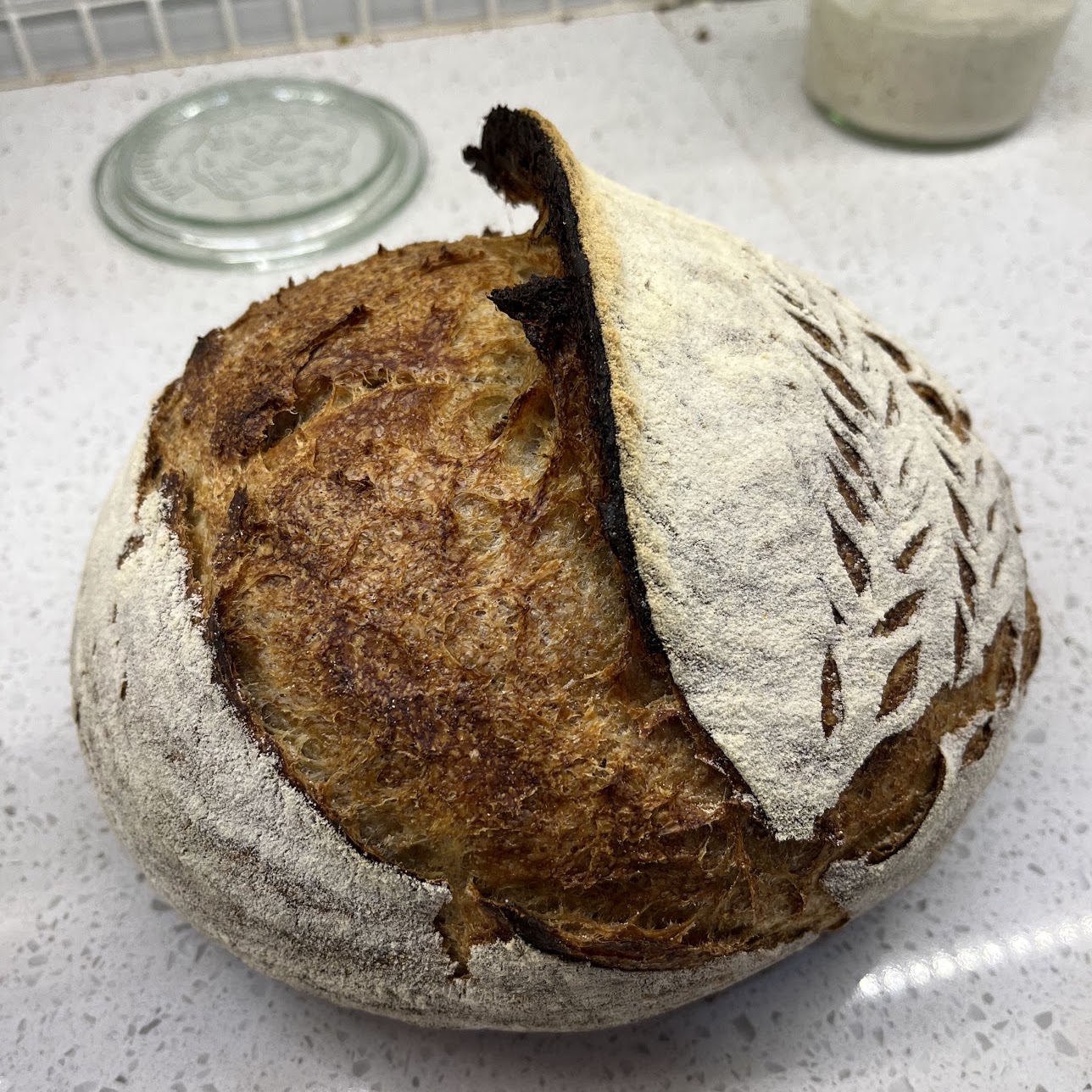 A picture of the Scalded Rye Loaf